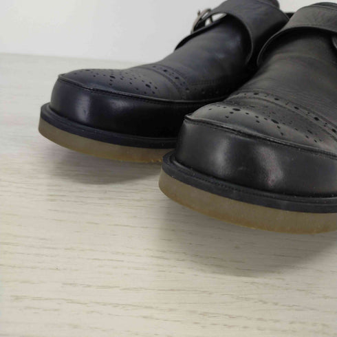 コムデギャルソンオムプリュス COMME des GARCONS HOMME PLUS レザー モンクストラップ メダリオン メンズ JPN:27