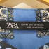 ザラ ZARA ペイズリープリント半袖ロングワンピース レディース xs