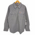 ベンデイビス BEN DAVIS HICKORY HALF ZIP L/S ヒッコリーストライプ ハーフジップ ワークシャツ メンズ import:L