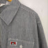 ベンデイビス BEN DAVIS HICKORY HALF ZIP L/S ヒッコリーストライプ ハーフジップ ワークシャツ メンズ import:L
