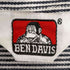 ベンデイビス BEN DAVIS HICKORY HALF ZIP L/S ヒッコリーストライプ ハーフジップ ワークシャツ メンズ import:L