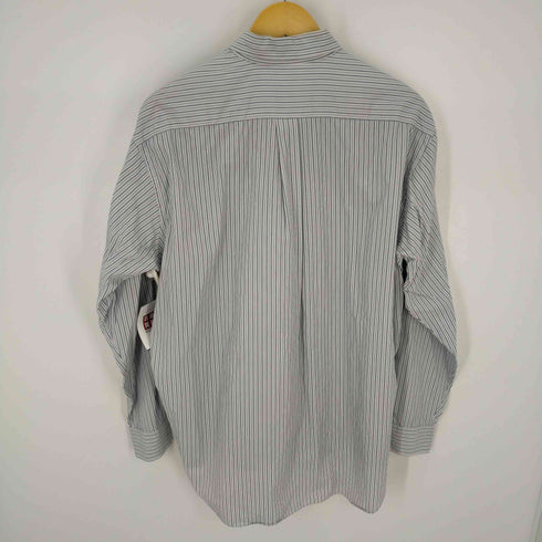 コムデギャルソンシャツ COMME des GARCONS SHIRT 90S ウール切替ストライプシャツ メンズ JPN:M