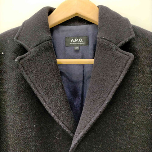 アーペーセー A.P.C. ウールナイロン チェスターコート メンズ import:XS
