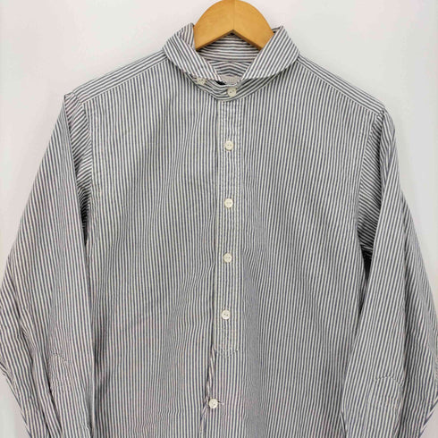 ハバーサック HAVERSACK 丸襟 L/S ストライプシャツ メンズ JPN:M