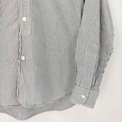 ハバーサック HAVERSACK 丸襟 L/S ストライプシャツ メンズ JPN:M