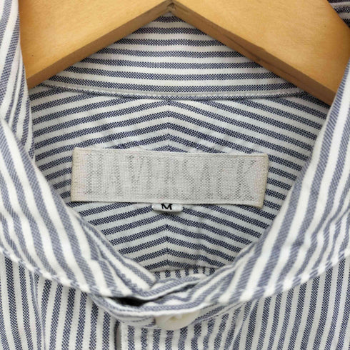 ハバーサック HAVERSACK 丸襟 L/S ストライプシャツ メンズ JPN:M
