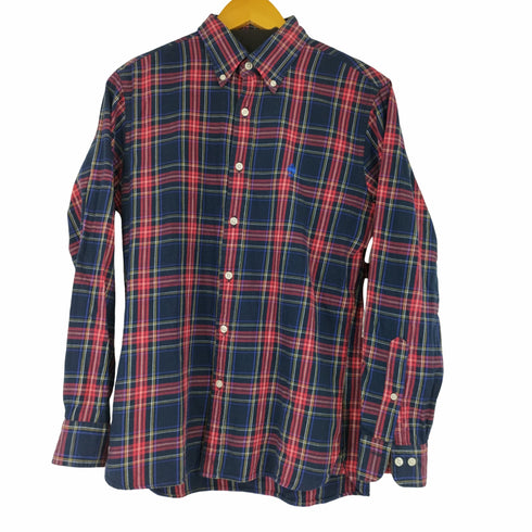ブルックスブラザーズレッドフリース BROOKS BROTHERS REDFLEECE フロント刺繍 ボタンダウンチェックシャツ メンズ JPN:S