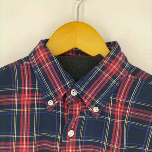ブルックスブラザーズレッドフリース BROOKS BROTHERS REDFLEECE フロント刺繍 ボタンダウンチェックシャツ メンズ JPN:S