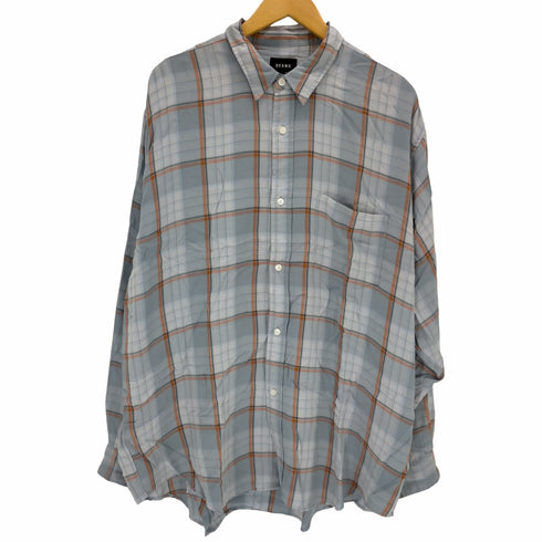 ビームス BEAMS テトロンレーヨンミニレギュラーイージーシャツ メンズ JPN:L