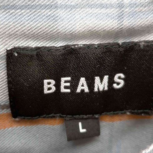 ビームス BEAMS テトロンレーヨンミニレギュラーイージーシャツ メンズ JPN:L