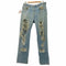 リーバイス Levis 95年製 USA製 501 脇割り ボタンフライストレートデニムパンツ クラッシュ デストロイ メンズ 34×30