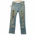 リーバイス Levis 95年製 USA製 501 脇割り ボタンフライストレートデニムパンツ クラッシュ デストロイ メンズ 34×30