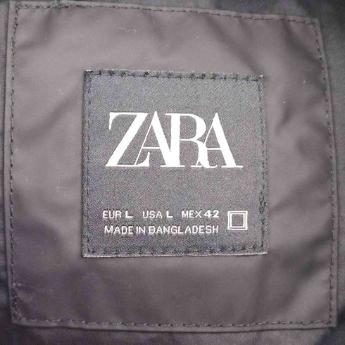 ザラ ZARA RUBBERISED PUFFER GILET メンズ US L