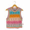ザラ ZARA KNIT CROCHET TOP クロシェ編み コットンニットベスト レディース import:M
