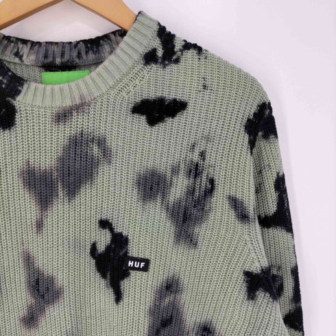 ハフ HUF BAR LOGO TIE DYE CREW SWEATER タイダイ クルーネックニット メンズ import:S