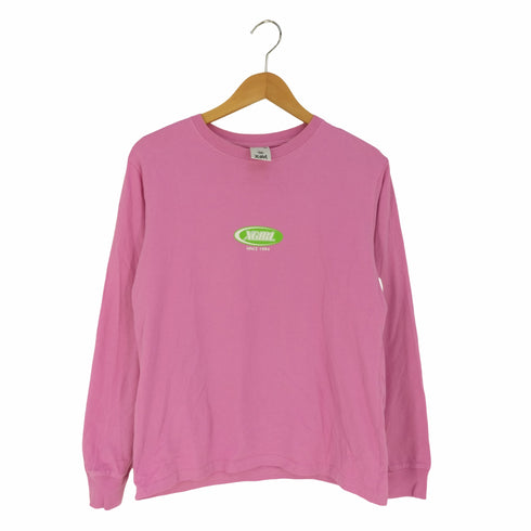 エックスガール X-girl OVAL LOGO L/S REGULAR TEE オーバルロゴ L/S レギュラーTシャツ レディース JPN:2