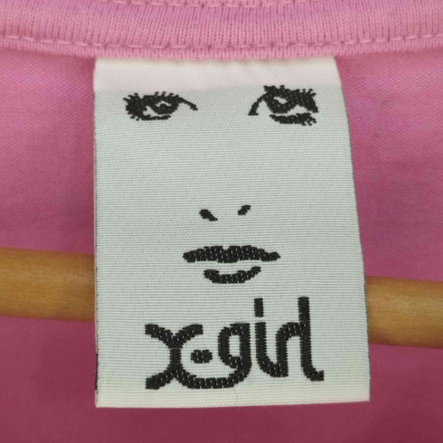 エックスガール X-girl OVAL LOGO L/S REGULAR TEE オーバルロゴ L/S レギュラーTシャツ レディース JPN:2