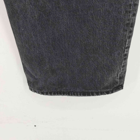ザラ ZARA ブラックバギーデニムパンツ メンズ 42