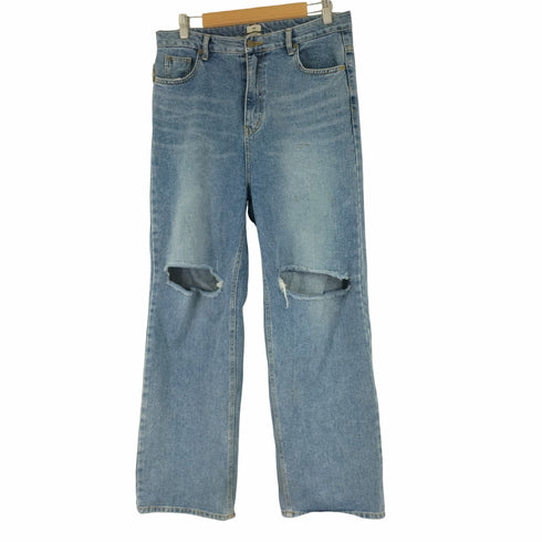 NEUKKIMPYO ダメージワイドデニムパンツ メンズ JPN:XL