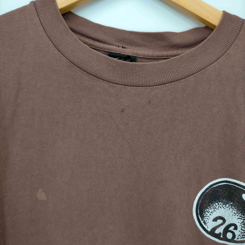 POCKET POOL MADE IN USA 両面プリントTシャツ 裾袖シングル メンズ import:L