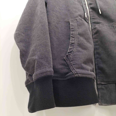 ディーゼル DIESEL D-Gir Track Denim Hoodie ジップアップパーカー メンズ JPN:S