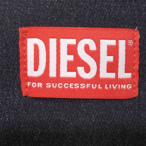 ディーゼル DIESEL D-Gir Track Denim Hoodie ジップアップパーカー メンズ JPN:S