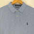 ポロラルフローレン POLO RALPH LAUREN CUSTOM SLIM FIT ポニー刺繍 鹿の子 ポロシャツ メンズ import:L