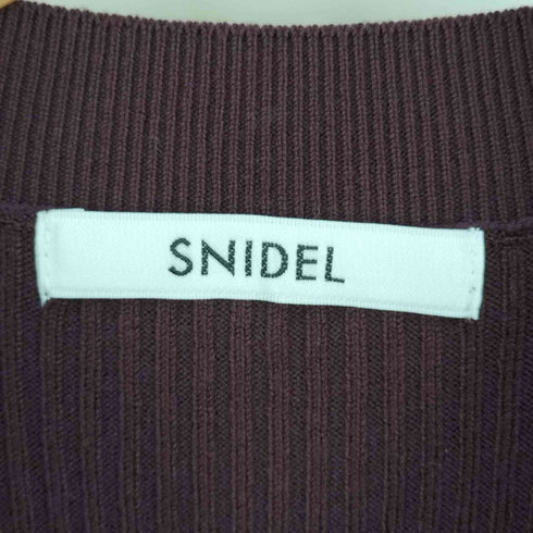スナイデル snidel フリルスリーブニットプルオーバー レディース ONE SIZE