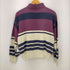 ステューシー Stussy ボーダーハーフジップスウェット レディース import:M