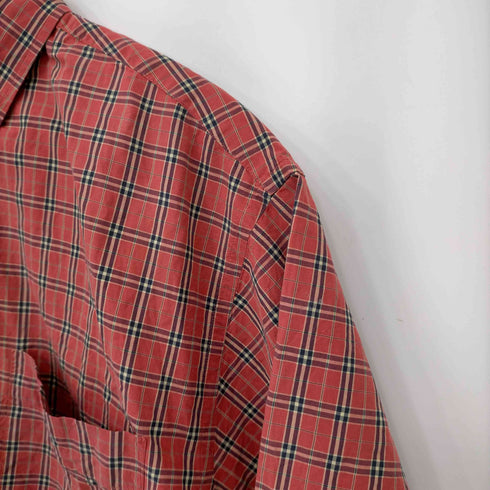 ラウンドツリーアンドヨーク roundtree&yorke コットンチェックBDシャツ メンズ import:L
