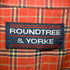 ラウンドツリーアンドヨーク roundtree&yorke コットンチェックBDシャツ メンズ import:L