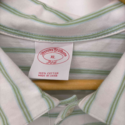 ブルックスブラザーズ BROOKS BROTHERS ボーダーポロシャツ メンズ import:XL