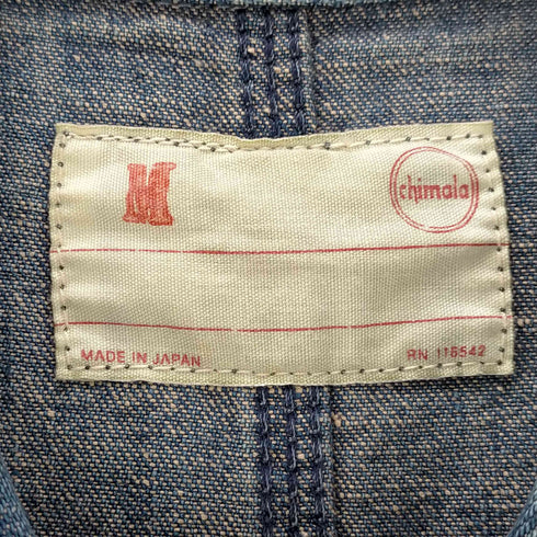 チマラ chimala ヴィンテージ加工 デニムカバーオール メンズ JPN:M