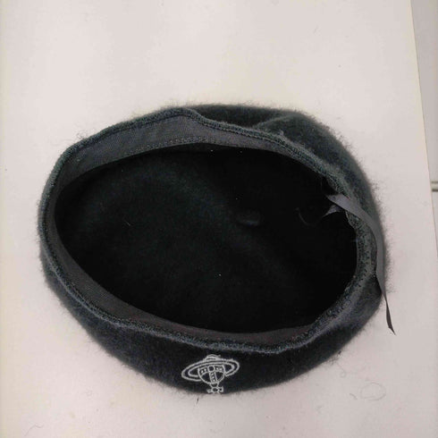 ヴィヴィアンウエストウッド Vivienne Westwood オーブロゴ刺繍ベレー帽 レディース