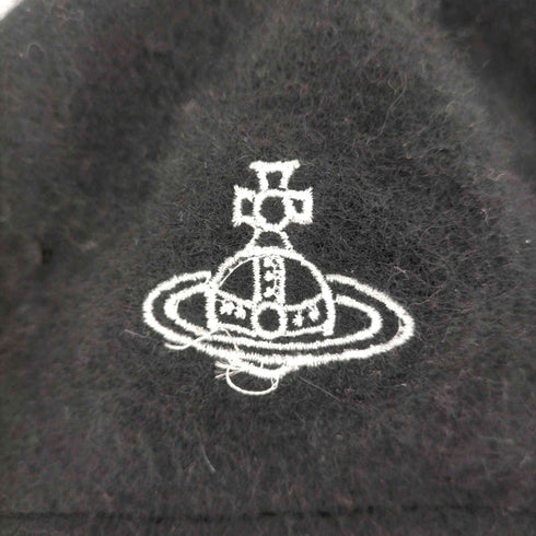 ヴィヴィアンウエストウッド Vivienne Westwood オーブロゴ刺繍ベレー帽 レディース