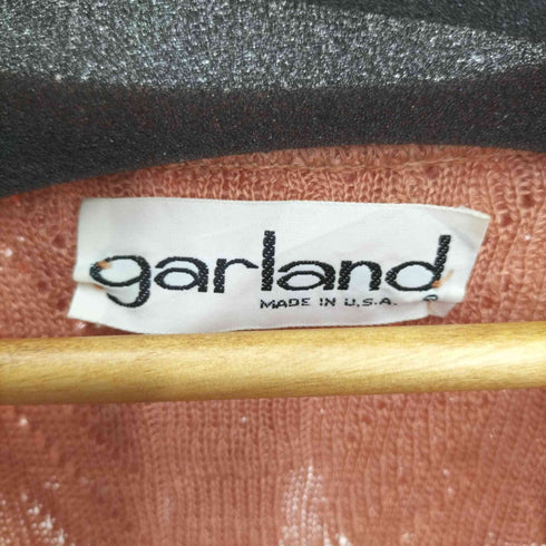 garland MADE IN USA フリルカラー コットンレーシーニット レディース US:10