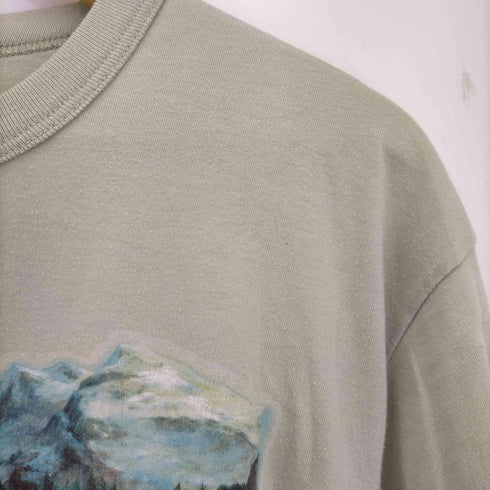 Oceanic カナダ製 アニマルプリント Tシャツ DAWSON CITY YUKON メンズ import:L