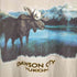 Oceanic カナダ製 アニマルプリント Tシャツ DAWSON CITY YUKON メンズ import:L