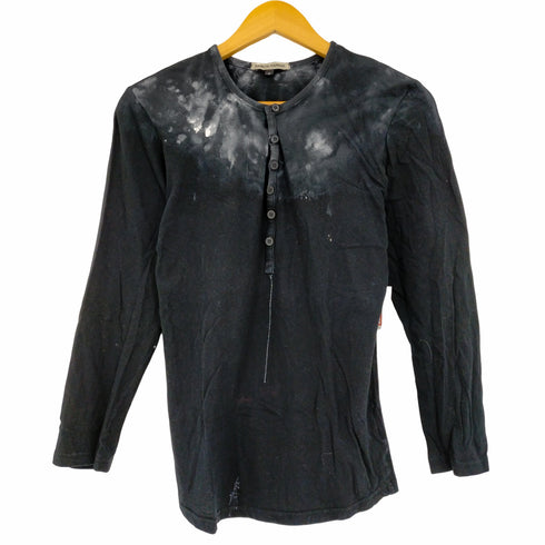 シメオンファラー SIMEON FARRAR Y2K ペイント加工 ヘンリーネックカットソー メンズ import:S