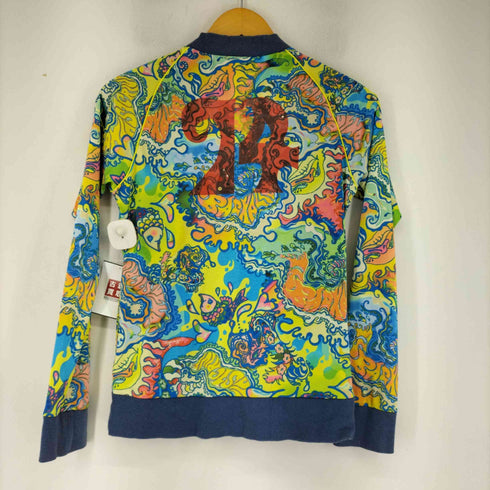 PSYCHEDELIC LOVE CLOTHES 総柄サテンジャージ Y2K レディース ONE SIZE