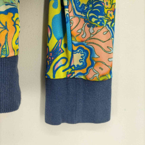 PSYCHEDELIC LOVE CLOTHES 総柄サテンジャージ Y2K レディース ONE SIZE