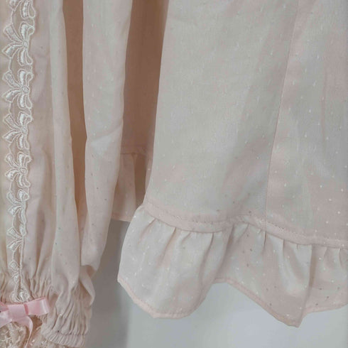 Angelic Pretty ドット柄 リボンフリルシャツ レディース