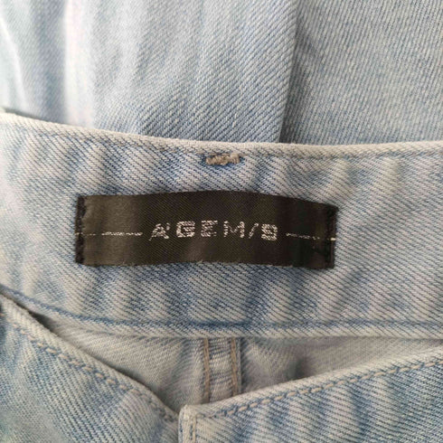 エージェム Agem/9 サイドラインデニムパンツ メンズ