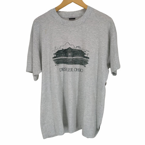 フルーツオブザルーム FRUIT OF THE LOOM 黒タグ 80~90S プリント半袖Tシャツ メンズ JPN:XL