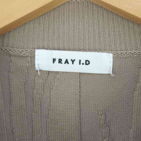 フレイアイディー FRAY I.D ウェーブリンクス柄ニットカーディガン レディース ONE SIZE