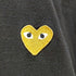 プレイコムデギャルソン PLAY COMME des GARCONS S/S ゴールドワッペンプリントTシャツ メンズ JPN:L