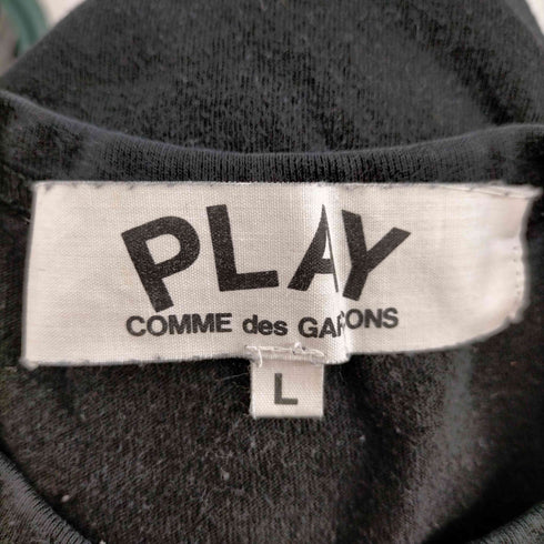 プレイコムデギャルソン PLAY COMME des GARCONS S/S ゴールドワッペンプリントTシャツ メンズ JPN:L