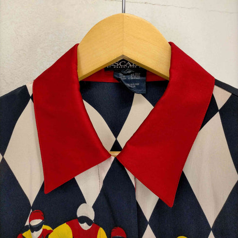 エスカーダ ESCADA MADE IN GERMANY 総柄シルクシャツ レディース JPN:38