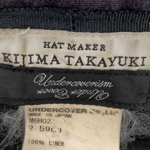キジマタカユキ KIJIMA TAKAYUKI Undercoverism リネンキャップ メンズ