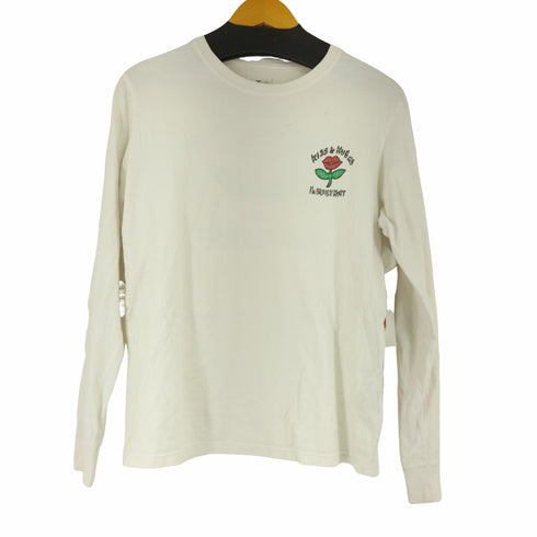 エックスガール X-girl LIP FLOWER L/S REGULAR TEE レディース JPN:2